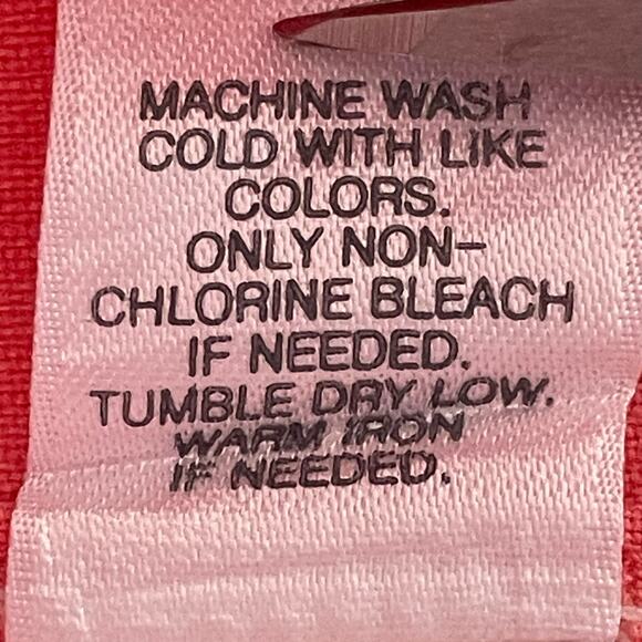 J. Jill Love Linen Coral Button Down Shirt Tunic Length MEDIUM Casual Work Wear - Picture 8 of 8